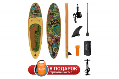 SUP-доска (сапборд) Bradex Summer 11’ 335x86x15  фото, kupilegko.ru